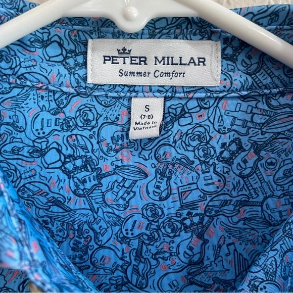 Boys Blue Peter Miller Polo Shirt - Picture 3 of 5